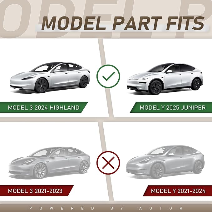 AUTOR Hideable Tesla Under Screen Storage for 2024-2025 Model 3 Highland and 2025 Model Y Juniper Center Console Organizer Tray Model Y /3 Accessories