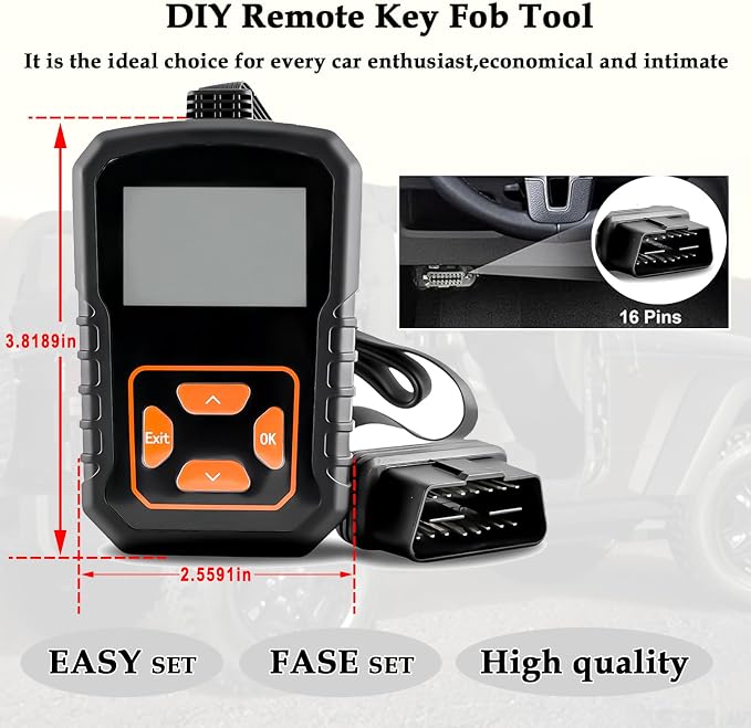 KR5V2X DIY Remote Key fob kit Replacement for 2016-2021 Honda Pilot/ 2017-2022 Honda CRV 5-Door/ 18-21 Civic Car Keyless Entry Remote Control