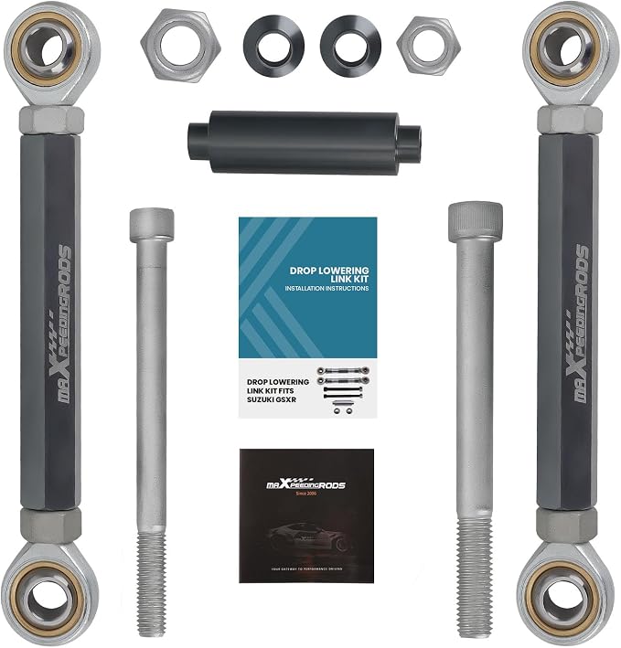maXpeedingrods 0-4” Adjustable Lowering Links for Suzuki GSXR 600/750 2006-2010, for Suzuki GSXR 1000 2007-2008