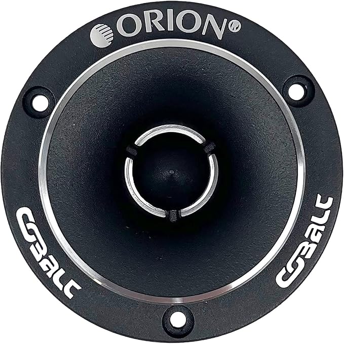 ORION Cobalt Series CTW2.0NEO 3.8” Super Bullet Neodymium Tweeter | Aluminum Diaphragm, 1” Voice Coil, 100W RMS, 400W Max, Built-in Crossover - Pro Car Audio Tweeter (Pair)