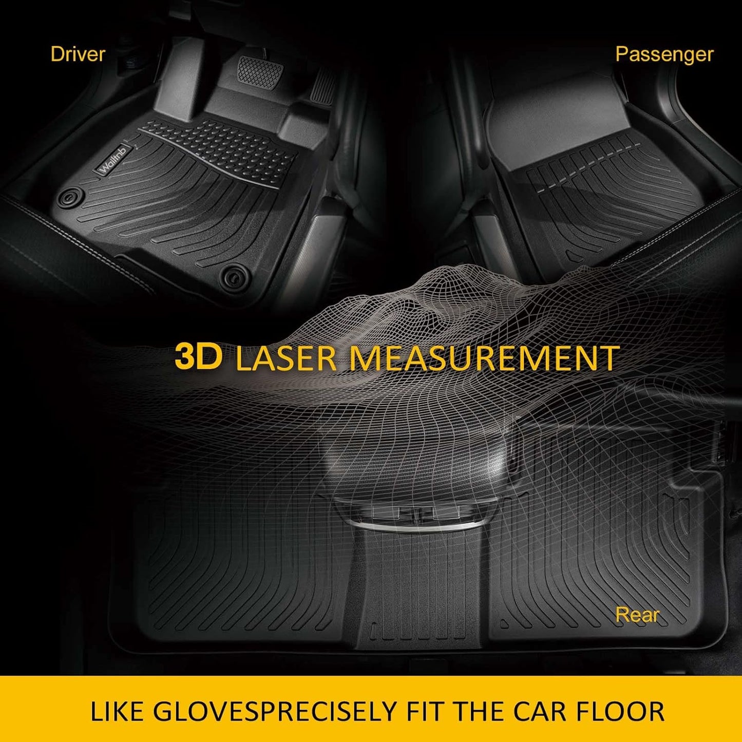 Car Floor Mats Custom Fit 2012 to 2018 Ford Focus All Weather Floor Liners for Ford Focus 2012-2018 Car Mats for 2016 2017 2018 Accessories