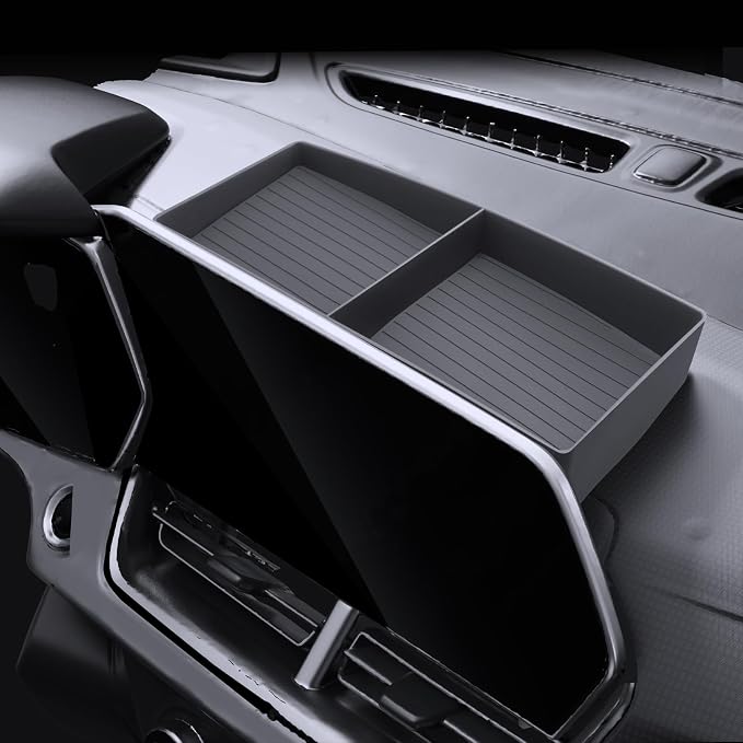 for Traverse Dashboard Console Organizer 2024 2025 2026 Chevy Traverse(LS/LT/Z71/High Country/RS) Accessories Behind Screen Organizer Storage Box Console Dash Tray