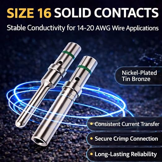 JRready ST6309 Deutsch DT Connector Kit 416PCS, 2 3 4 6 8 12 Pin IP68 Waterproof Automotive Electrical Connectors, Size 16 Solid Contacts, 14-20 AWG for Car Truck Boat Off-Road Wiring