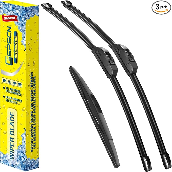 GSPSCN 3 Wipers Replacement for Infiniti FX45 FX35 2008-2003 /Mitsubishi Montero 2019-2008 Original Equipment Windshield Wiper Blades 22"+20"+14" (set of 3) J hook