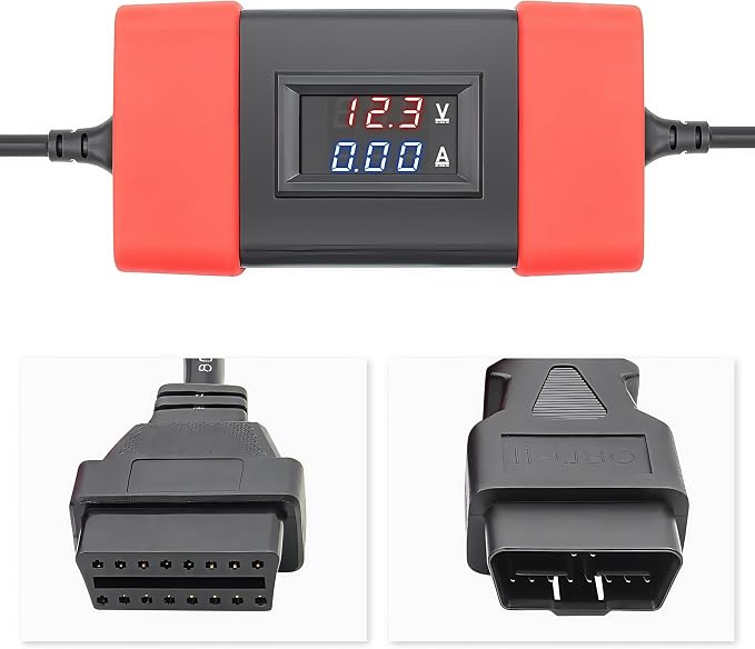 A0282 OBD2 Adapter 24V to 12V for Heavy Diesel Truck, for Launch X431 Easydiag 2.0/3.0/GOLO and Thinkdiag OBD2 Scanner.