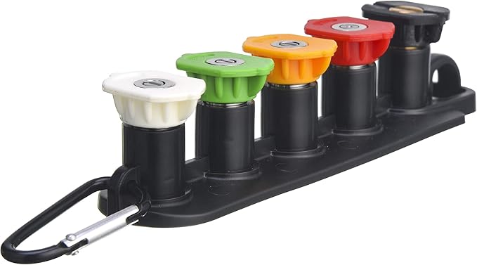 Tool Daily Pressure Washer Foam Cannon with Dual-Connector Accessory, Pressure Washer Spray Nozzle Tips with Nozzle Holder