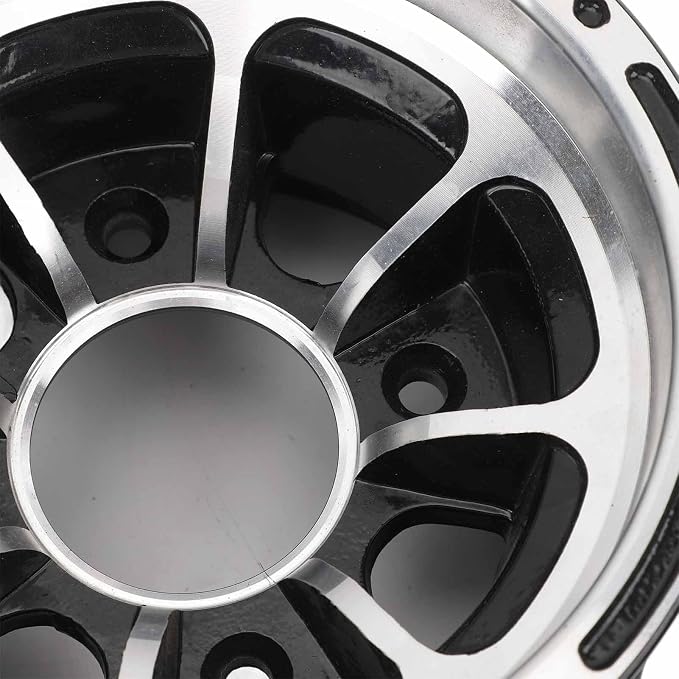 ATV Wheels Rim, 8 Inch ATV Wheel Rim, High Strength ATV Aluminum Alloy Wheel Rim for Most Quad Bike Go Kart Golfs Cart (Front Wheel)