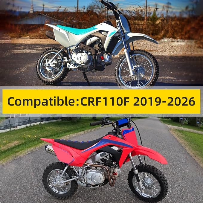 Front Fork Springs & Rear shock Spring Kit Compatible with Honda CRF110F 2019-2026 Replace Part # 51401-KYK-D01