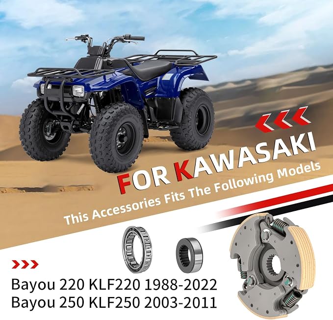 Wet Clutch Centrifugal Carrier & Bearing For Kawasaki Bayou 220 250 KLF250 KLF220 1988-2022 41033-1713