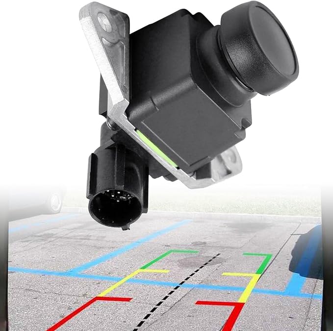 Car Rear View Back up Camera HD Fit for Jeep Grand Cherokee 2014-2015, Park Assist Backup Camera Safety w/Reverse Trajectory Replace OEM# 68375333AA