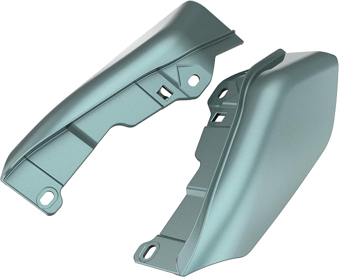 Color - Matched Mid Frame Air Deflectors Heat Shield, Perfectly Fit for Harley Touring Models 2009-2026 Spruce