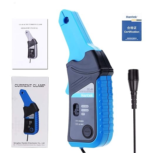 CC-65 AC/DC Current Clamp Digital Multimeter 20KHz Bandwidth with BNC Plug