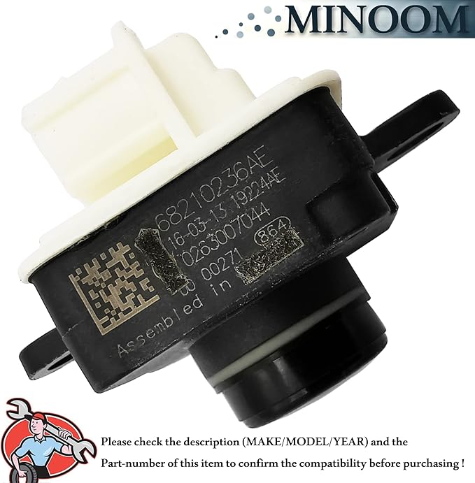 68210236AE Rear View Backup Parking Assist Camera Replacement for DOD-ge Charger 6.2L 5.7L 6.4L V8 15-18, for DOD-ge Charger 3.6L V6 2015-2018 Part No.#68210236AD丨68210236AC丨68210236AB