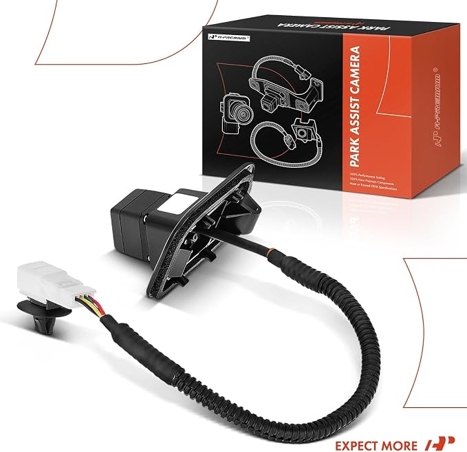 A-Premium Park Assist Camera Rear View Backup Reverse Camera Compatible with Select Nissan Models - 2009-2014 Maxima - Replace# 284429N00A