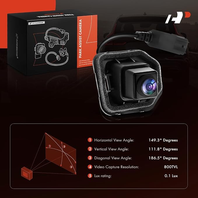 A-Premium Rear View Backup Camera Compatible with Nissan | Parking Camera for 2014-2020 Rogue - Replace# 284429TB0D