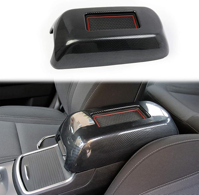 crosselec Center Console Organizer Armrest Box Cover Trim with Storage Slot for Dodge Charger 2011-2021/Chrysler 300 2015-2021