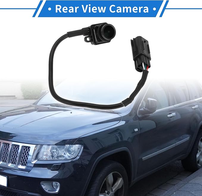 1 Pcs Rear View Camera for Jeep Grand Cherokee 2011-2013 for Dodge Durango 2011-2013 License Plate Park Assist Camera Backup Reverse Camera