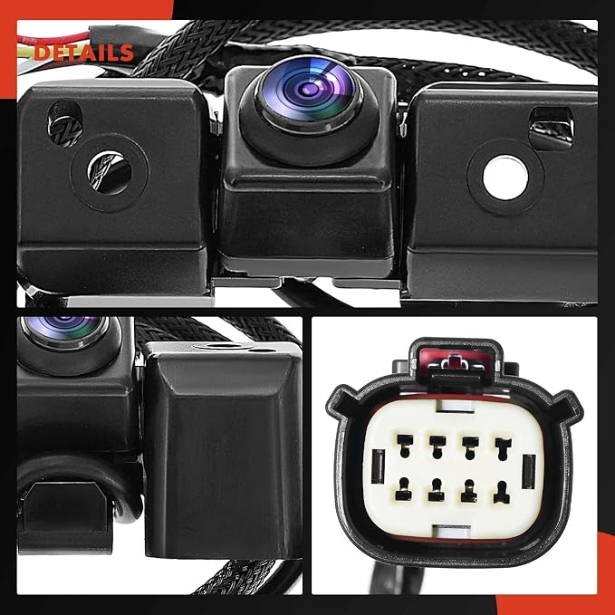 A-Premium Rear View Backup Camera Compatible with Chevrolet & GMC | Parking Camera for 2016-2019 Silverado 2500 HD Silverado 3500 HD, 2016-2019 Sierra 2500 HD Sierra 3500 HD