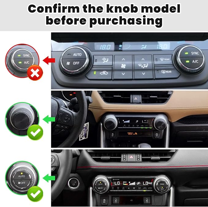 DIAMOOKY 9PCS Center Console Organizer & Knob Cover Compatible with Toyota RAV4