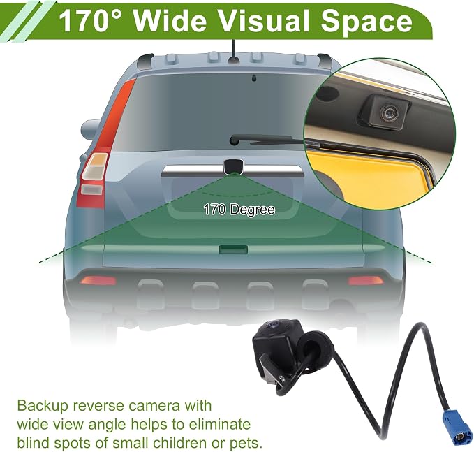 Car Park Assist Camera Rear View Backup Reverse Camera for Tesla Model S 85 2012-2018 No.1006773-00-EAA/1006773-00-E/1006773-00-F/1006773-00-D 1 Pc