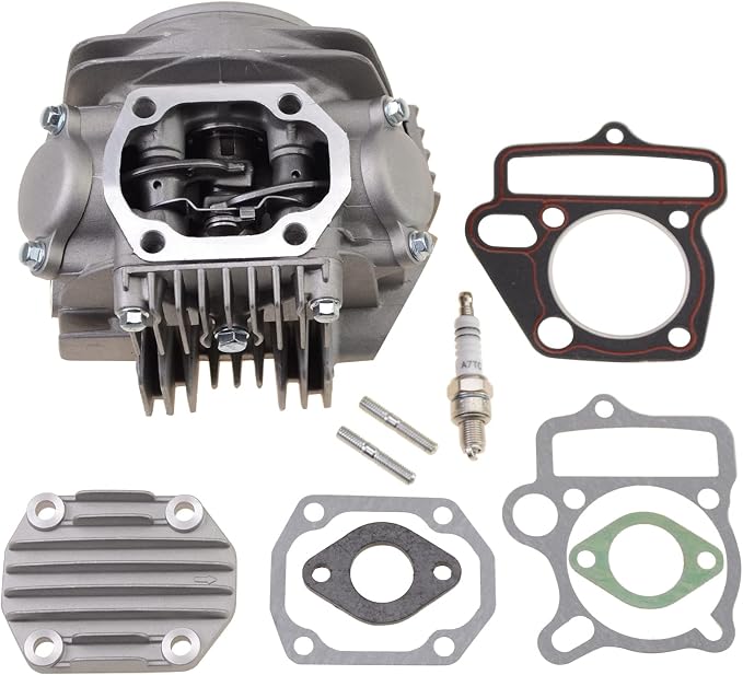 GOOFIT 52.4mm Complete Cylinder Head Valves Assembly Replacement for Apollo CRF Lifan 125cc Horizontal Engine Chinese Motorcycle ATV Go Kart Dirt Bike