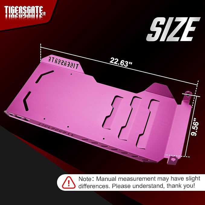 2018-2024 Softail 6061 Aluminum Engine Skid Plate for Breakout, Deluxe, Fat Bob, Fat Boy, Street Bob, Sport Glide, Heritage Classic, Low Rider, Slim Models, Purple