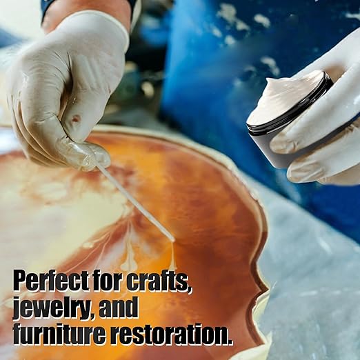 Epoxy Resin Polishing Kit, Epoxy Resin Polishing Compound is Specially Formulated for High-Gloss Finishes, Removing Surface Scratches and Restoring The Luster