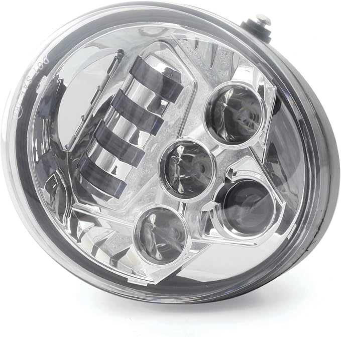 Chrome LED Protector Headlight Fit for Harley Davidson V-Rod VRod VRSCA VRSCF