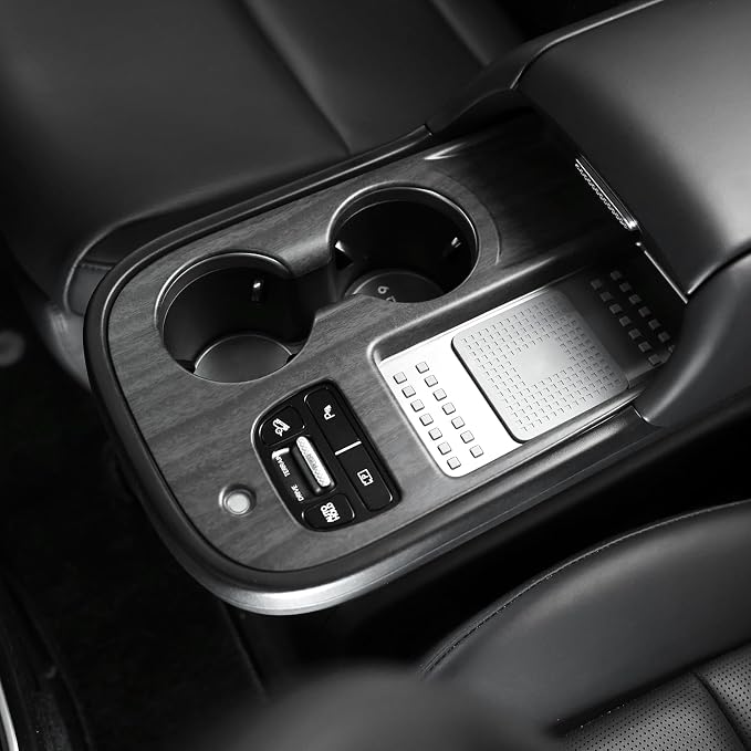YOUTOOCAR Gear Shift Panel Cover Compatible with Hyundai IONIQ 9 Accessories (Wood Grain)