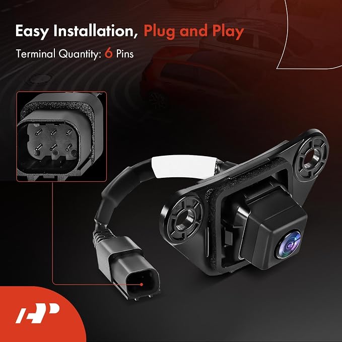 A-Premium Rear View Backup Camera Compatible with Lexus | Parking Camera for 2013-2014 ES300h, 2013-2014 ES350 - Replace# 8679033090