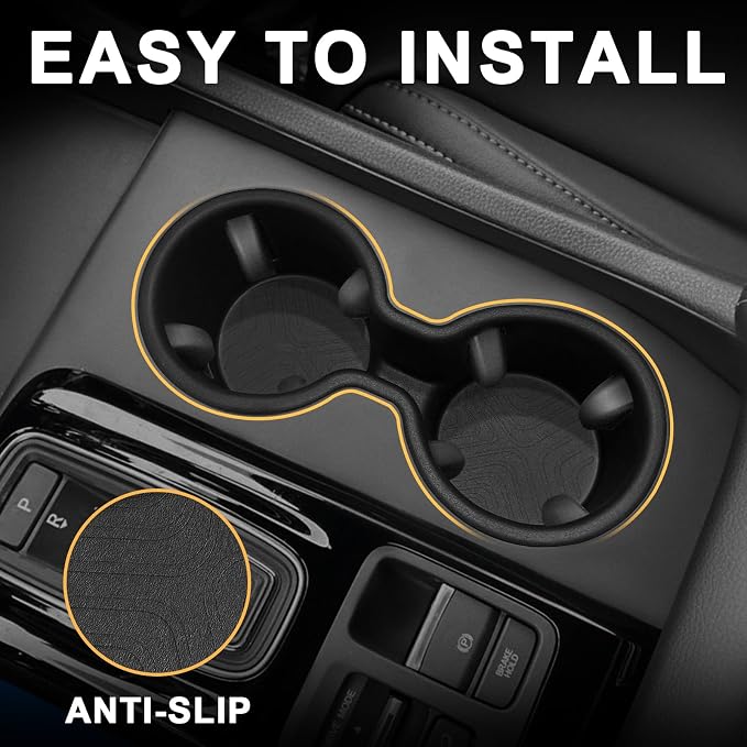Muslogy Center Console Organizer & Cup Holder Insert & Magnet Armrest Hidden Storage Compartment Compatible with 2023-2026 Honda Pilot/2024-2026 Passport Center Console Inserts Interior 3PCS Set