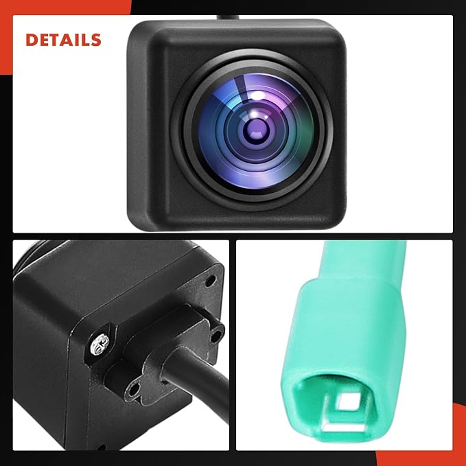 A-Premium Park Assist Camera Rear View Backup Reverse Camera Compatible with Select Chevrolet & GMC & Buick & Cadillac Models - Equinox, Traverse, Terrain, Acadia, Enclave, Escalade, CTS, XT5, Bolt EV