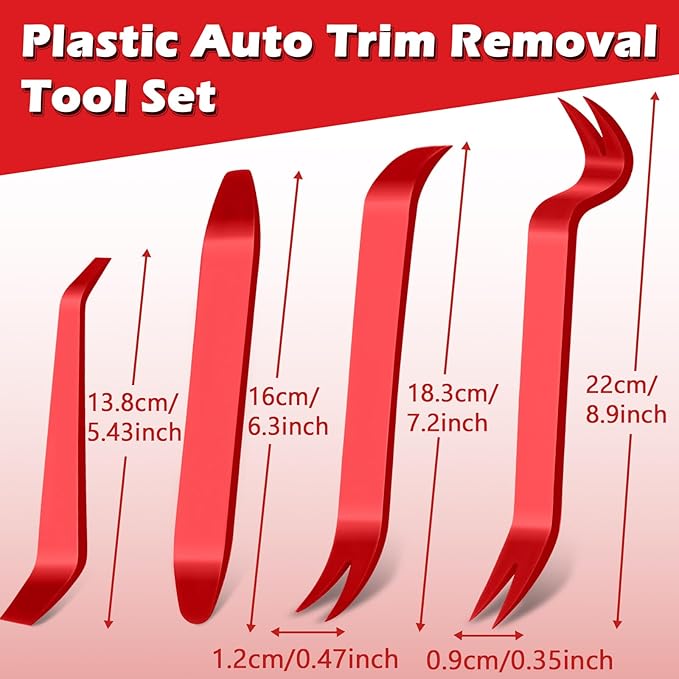 XBVV 17 Pcs Pick and Hook Set with Trim Removal Tool, Clip Pliers, Fastener Remover,Scraper,and Magnetic Telescoping Tool Kit for Repair Automotive,Upholstery and Electronics Maintenance Pick Tools