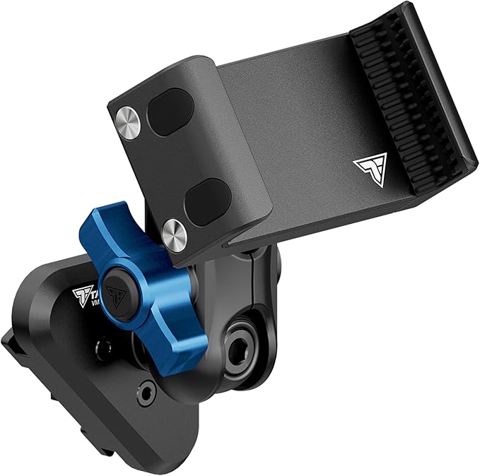 Tackform Link Vent Phone Mount Compatible with 2015-2020 Ford F-150, 2017-2021 Super Duty, 2018-2021 Expedition | Aluminum | Universal Holder Compatible with iPhone, Galaxy, More | Blue Knob