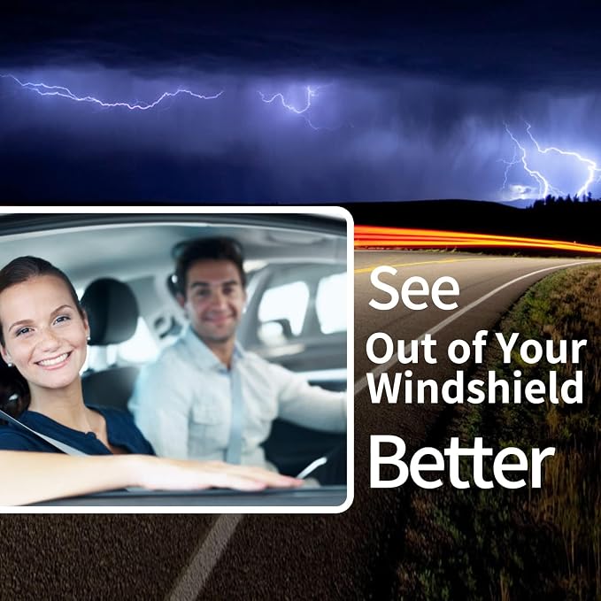 Windshield Wiper Blades for 2024 2025 2026 Chevy Trax - Front & Rear Set, OEM Exact Fit, All-Season Rubber with Premium Aerodynamic Design