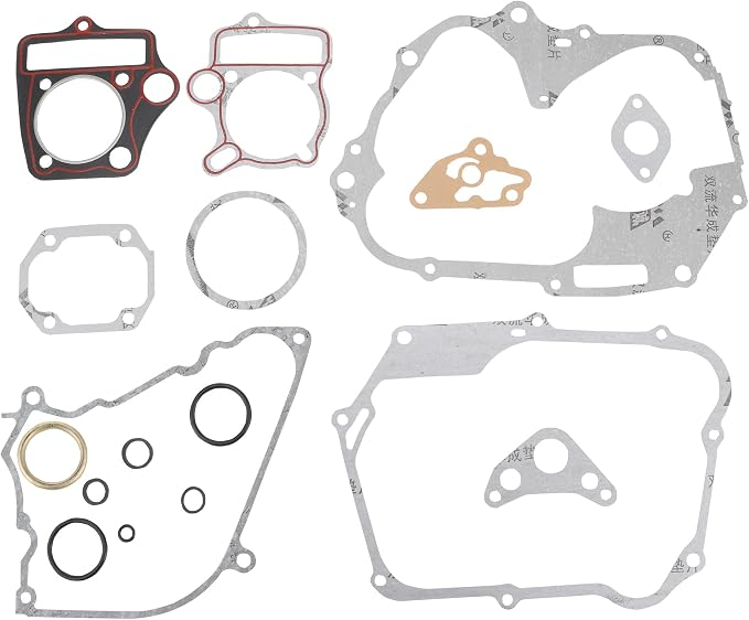 WOOSTAR 52.4mm Big Bore Cylinder Top End Gasket Kit Replacement for 4 Stroke Chinese Taotao Coolster 110cc Engine ATV Quad Go Kart Dirt Bike