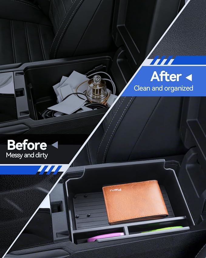 for Outlander Center Console Organizer 2025 Outlander Accessories 2 Pcs Set with Center Console Organizer + Silicone Cup Holder Durable [NOT for 2025 Outlander PHEV&Sport]