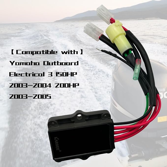KARSEE Voltage Regulator Rectifier 61A-81960-01 Compatible with Yamaha Outboard 150HP 2003-2005 200HP 1998-2005 Replace 61A-81972-00-9M