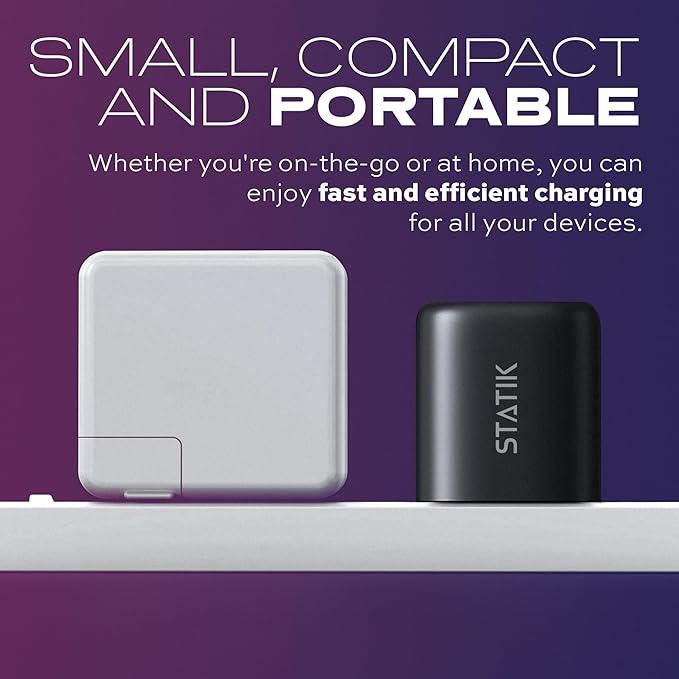 STATIK GaN Charger (100W) & GloboCharge Travel Adapter 12W