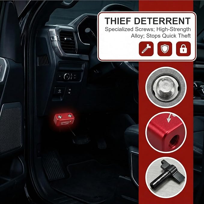 OBD Port Lock - Protect Your Car from Theft. for Non-GM Models Only (Not Compatible with GM, Chevrolet, Buick, Cadillac). Version 2.0