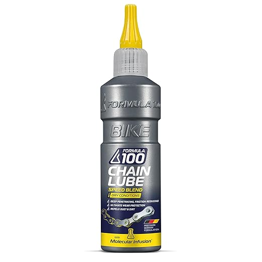 Dry Conditions Bike Chain Lube – Dry Weather Lubricant for Bicycles & Electric Bikes – Deep Penetration, Extends Lifetime, Protects Against Corrosion – 120ml (4.06 oz)