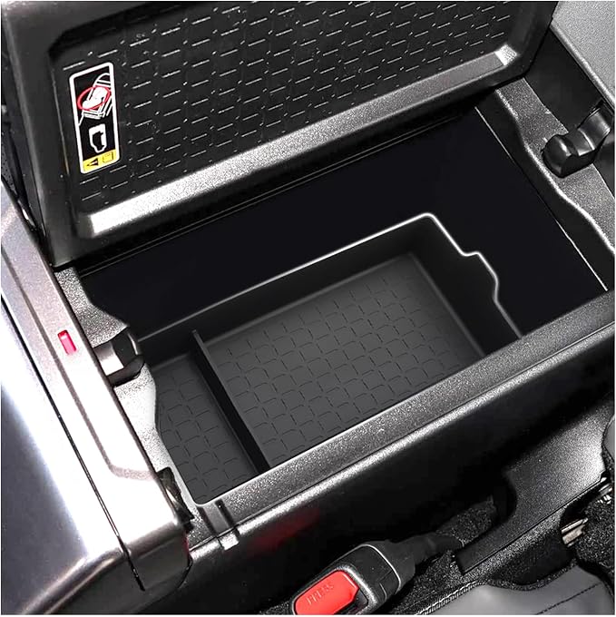 SXCY for 2026 Toyota RAV4 Center Console Organizer for 2026 Toyota RAV4 Accessories [Silicone Under Armrest Tray] for 2026 Toyota RAV4 Console Organizer Armrest Console Tray