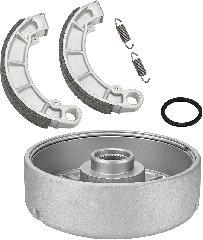 JAVIK Rear Brake Drum Hub & Brake Shoes for Honda Rancher 420 TRX420 2007-2013