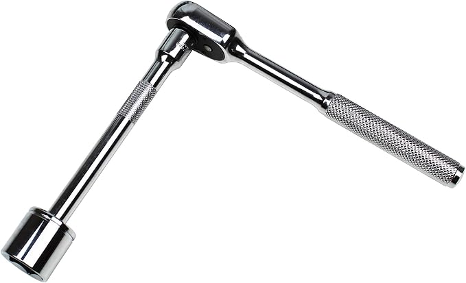K Tool International 22047 Socket Set with 3/8" Drive for Garages, Repair Shops and DIY, Metric, SAE, 6-Point, Heat-Treated, Chrome Vanadium Steel, Molded Case, Pro-Ratchet, (2) Extensions, 47 Piece