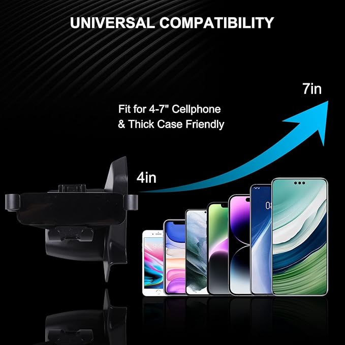 Car Mobile Phone Holder The Navigation Screen Compatible with Ineos Grenadier 2020-2026 Adjustable 360° Central Control Phone Holder Accessories (Left,Style B)