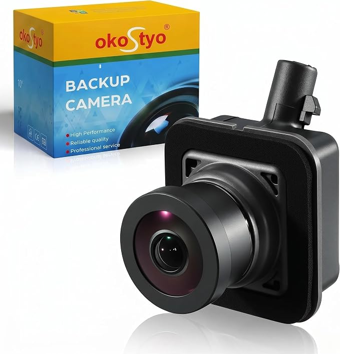 No. 68144068AC Upgraded 360° Front & Rear & Left & Right Reversing Camera | Fit for 2017-2022 Chrysler Pacifica Voyager Ram 1500 Maserati Ghibli Levante Replace#68144068AB 68144068AD