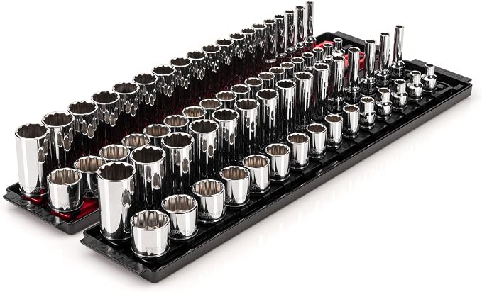 TEKTON 3/8 Inch Drive 12-Point Socket Set, 68-Piece | SHD91221