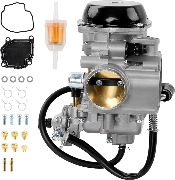 Carburetor Carb Compatible with 1998 1999 2000 2001 Arctic Cat 400 2x4/4x4, Bearcat 454 4x4, 500 4x4 (Exclude Auto Edition), Replaces # 0470-361 0470-362