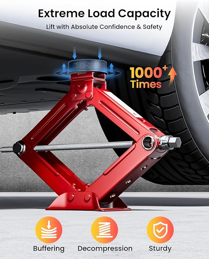 REEVAA Lifting Jack Pad for Tesla Model Y (New Y Juniper)/3/S/X 2013-2026, Odorless and Long Lasting TPU Material, Protect Battery and Chassis, Must-Have Tesla Accessories, 4 Pucks