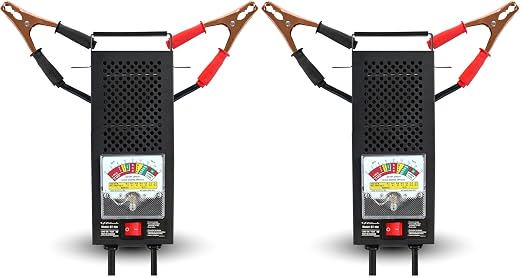 Schumacher ElectricCar Battery Load Tester and Voltmeter for Batteries Upto 1000 Cranking Amps,ChargingSystemDiagnosis for 6V/12V PowerSport,Automotive and MarineBatteries,Analog/BT-100 (Pack of 2)